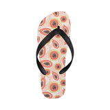 papaya leaves pattern Unisex Flip Flops