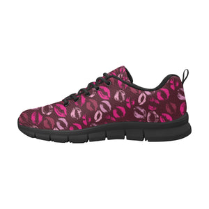 Lips Pattern Print Design 03 Men's Breathable Sneakers ( Model 055)