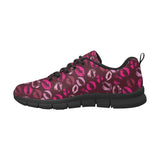 Lips Pattern Print Design 03 Men's Breathable Sneakers ( Model 055)