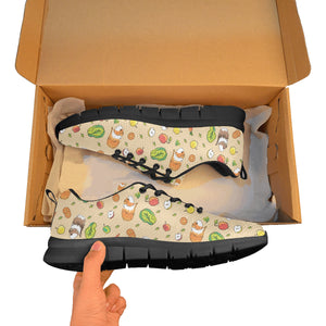Guinea Pig Pattern Print Design 05 Women's Sneaker Shoes