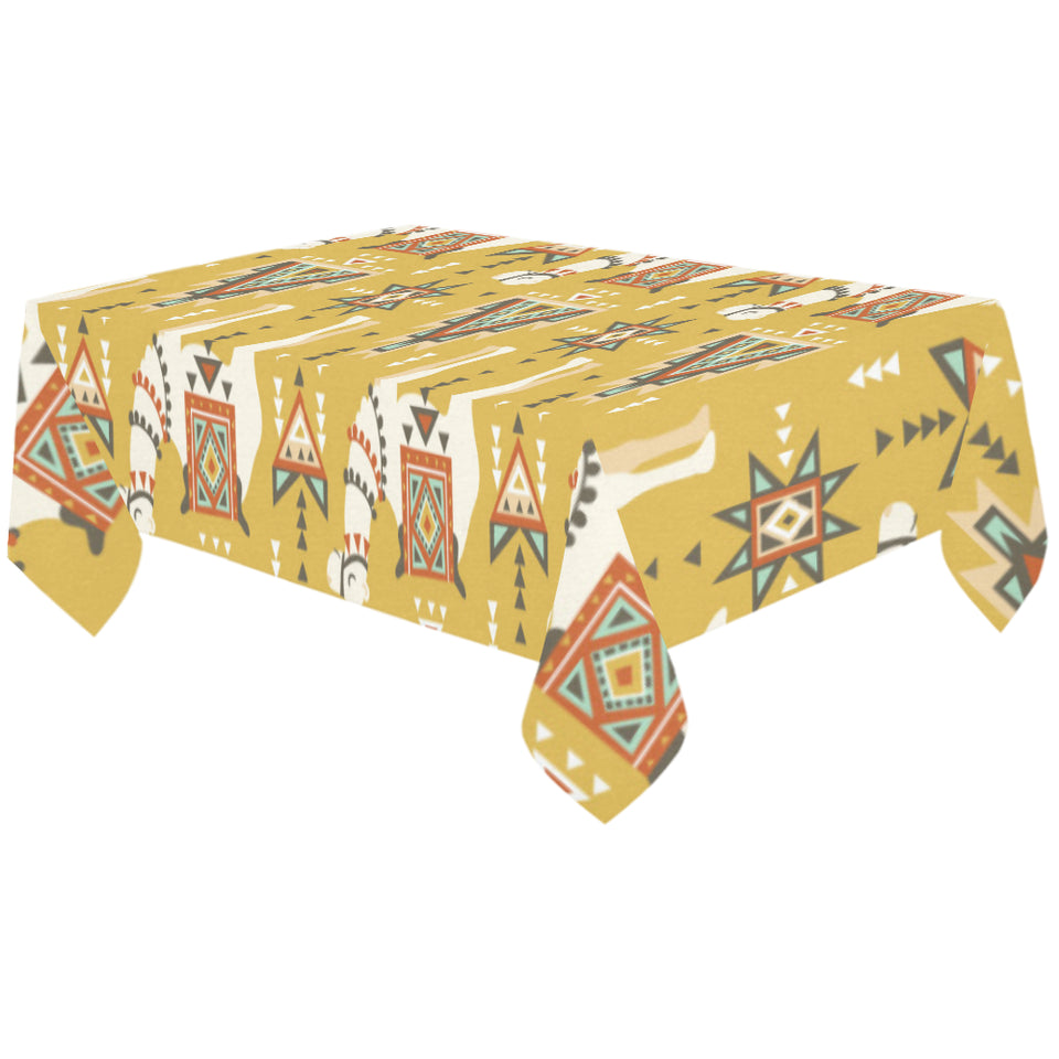 Camels ethnic motif pattern Tablecloth