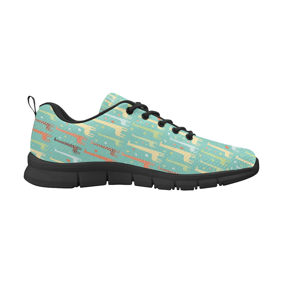 Giraffe Pattern Print Design 01 Women's Sneaker Shoes