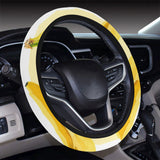 Banana pattern blackground Car Steering Wheel Cover