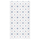 Anchor rudder nautical design pattern Bath Towel