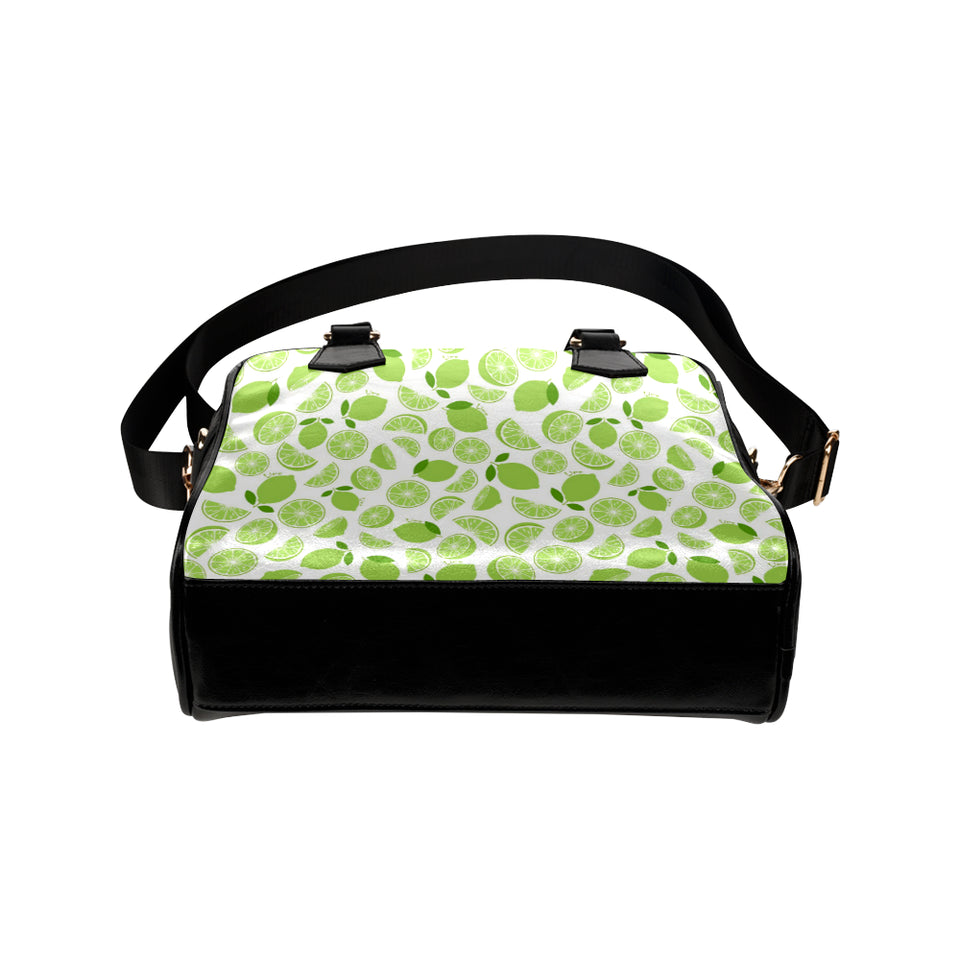 Lime design pattern Shoulder Handbag