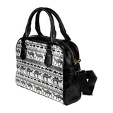 Camel polynesian tribal pattern Shoulder Handbag