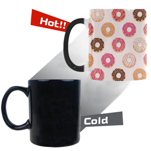 Colorful donut pattern Morphing Mug Heat Changing Mug