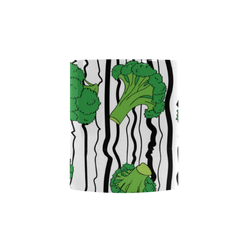 Cool Broccoli pattern Morphing Mug Heat Changing Mug