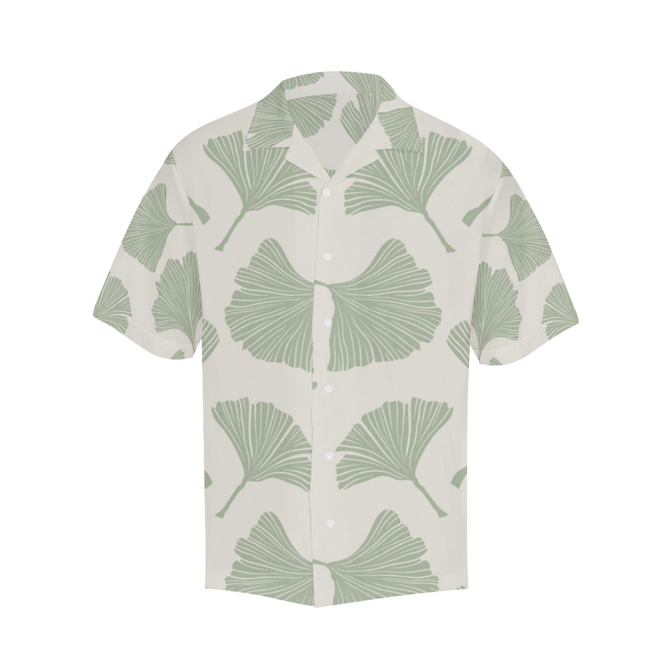 Ginkgo leaves pattern Men's All Over Print Hawaiian Shirt