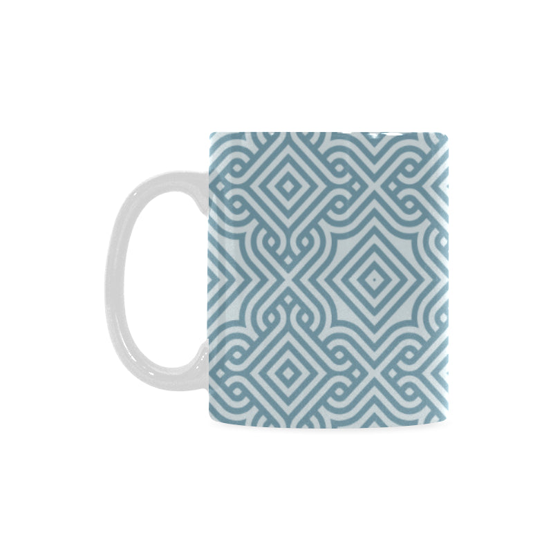 arabic pattern Classical White Mug (Fulfilled In US)