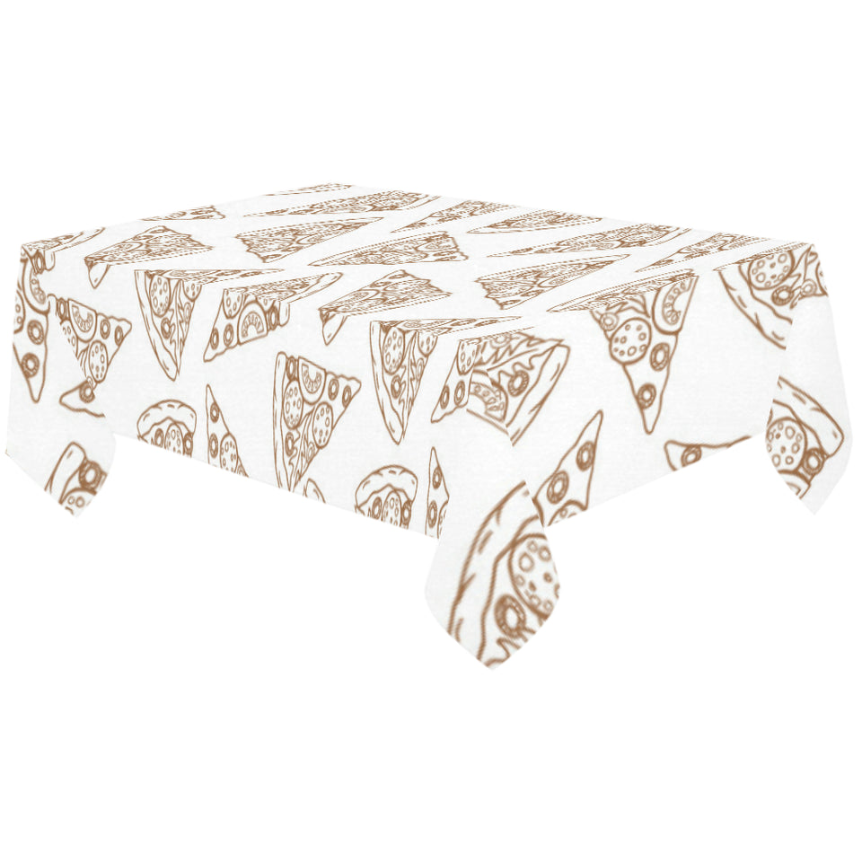 Hand drawn pizza pattern Tablecloth