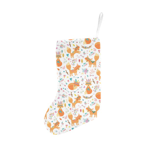 cute tribal fox pattern Christmas Stocking