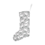 Cute french bulldog head pattern Christmas Stocking