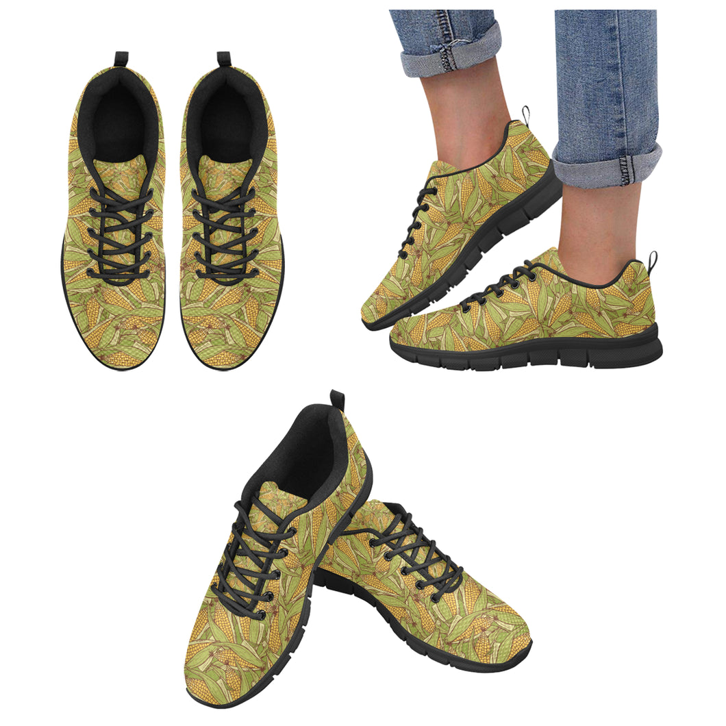 Corn Pattern Print Design 01 Women's Sneaker Shoes