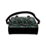 Snake forest pattern Shoulder Handbag