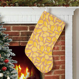 Potato Chips Pattern Print Design 01 Christmas Stocking