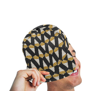 French fries dark background All Over Print Snapback Cap