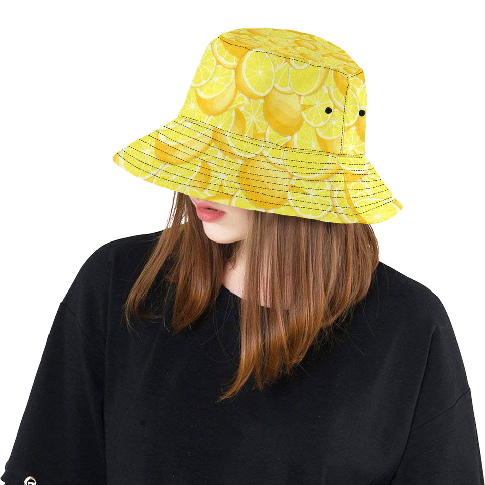 lemon pattern Unisex Bucket Hat