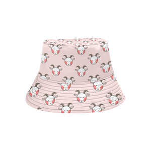 Cute goat pattern Unisex Bucket Hat