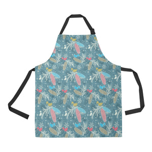 Squirrel Pattern Print Design 01 All Over Print Adjustable Apron