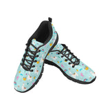 Llama alpaca cactus leaves pattern Women's Sneaker Shoes