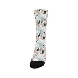 cute mermaid pattern Crew Socks