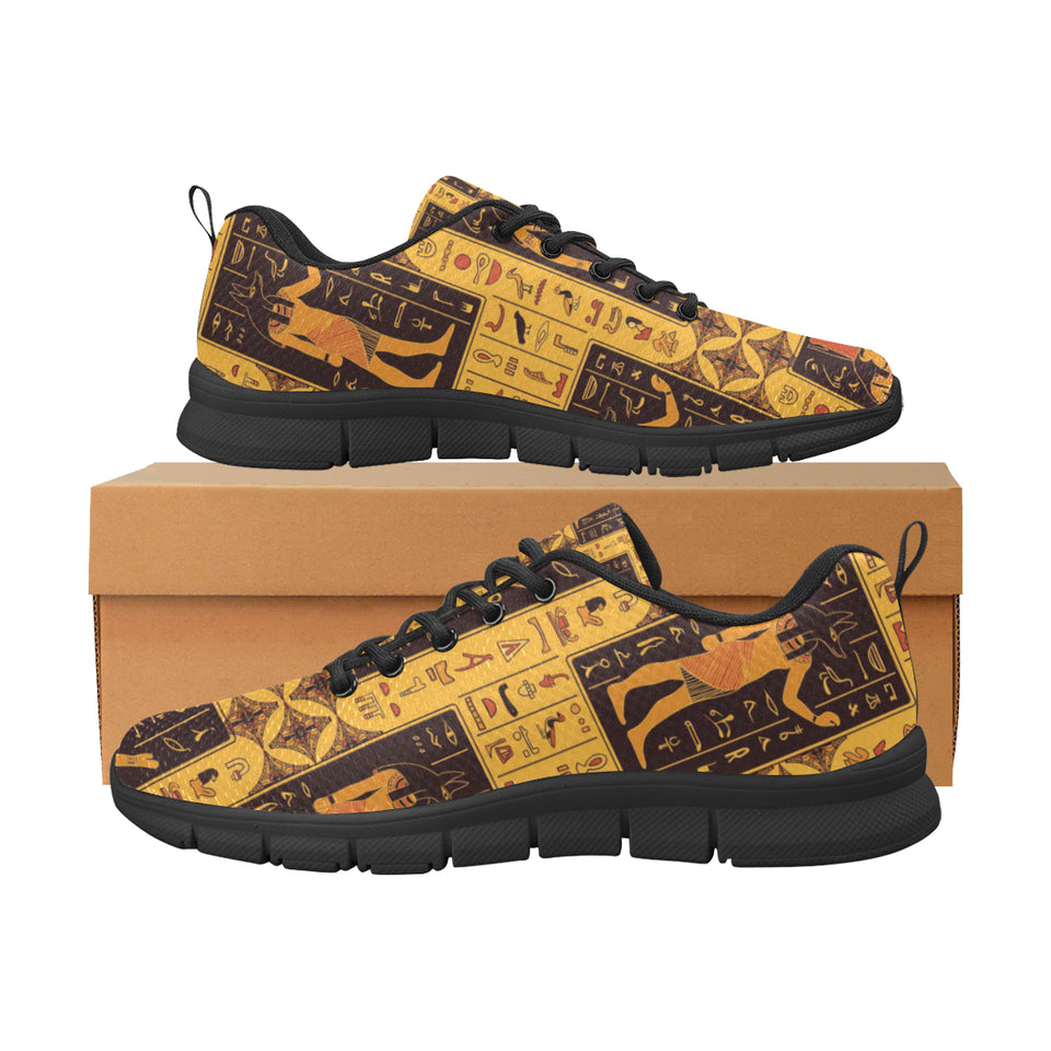 Egypt Hieroglyphics Pattern Print Design 05 Women's Sneaker Shoes