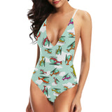 Helicopter design pattern Women's One-Piece Swimsuit