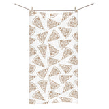Hand drawn pizza pattern Bath Towel