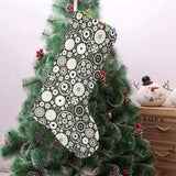 Gear Pattern Print Design 02 Christmas Stocking