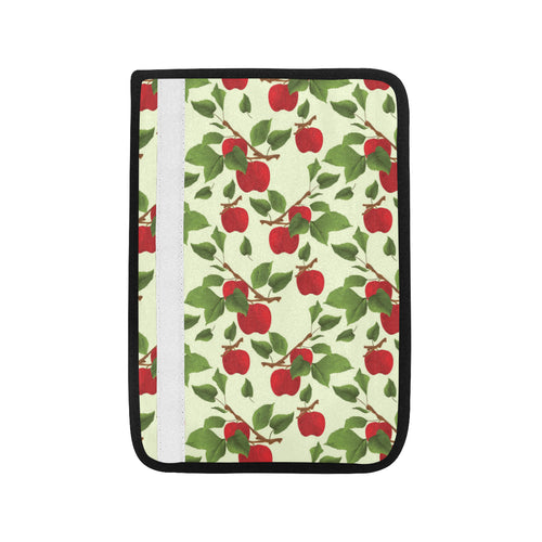 Red apples leaves pattern Car Seat Belt Cover