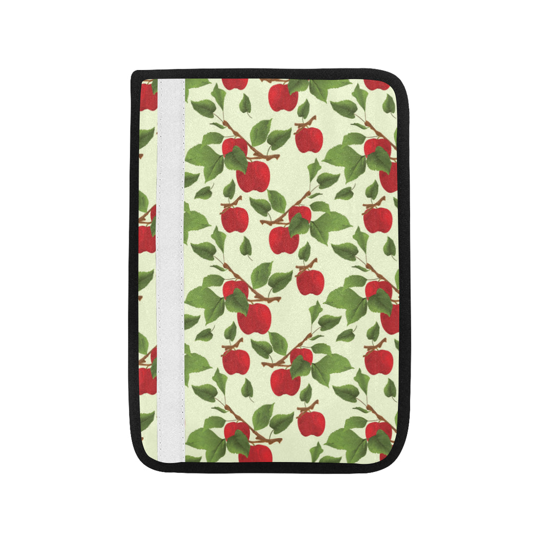 Red apples leaves pattern Car Seat Belt Cover