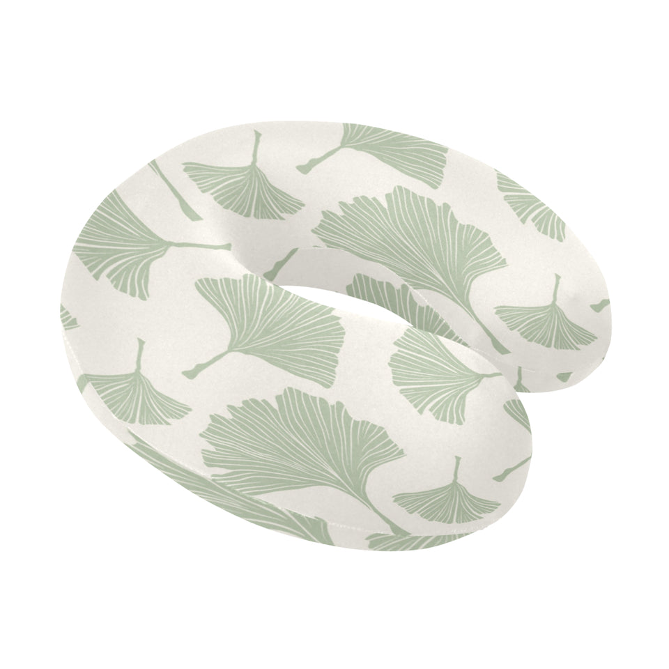 Ginkgo leaves pattern U-Shaped Travel Neck Pillow