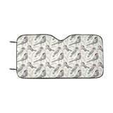 Pigeon Pattern Print Design 04 Car Sun Shade