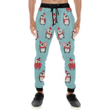 Cute penguin christmas  design pattern Unisex Casual Sweatpants