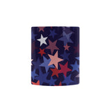 Red blue star pattern Morphing Mug Heat Changing Mug