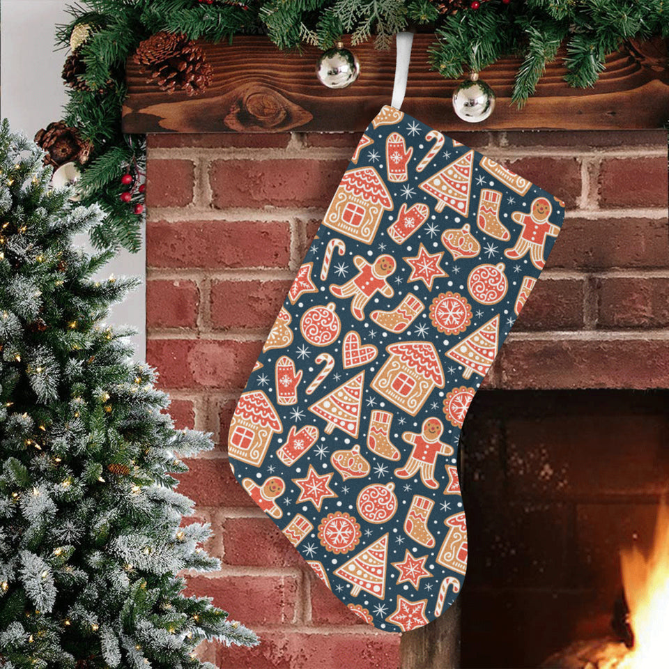 Christmas gingerbread cookie pattern Christmas Stocking