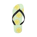 slice of lemon pattern Unisex Flip Flops
