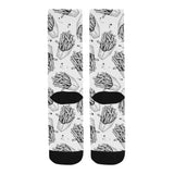 Hand drawn french fries pattern Crew Socks