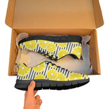 slice of lemon design pattern Men's Sneaker Shoes