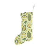 Durian leaves pattern background Christmas Stocking