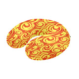 Fire flame design pattern U-Shaped Travel Neck Pillow