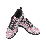 Yorkshire Terrier Pattern Print Design 03 Men's Breathable Sneakers ( Model 055)