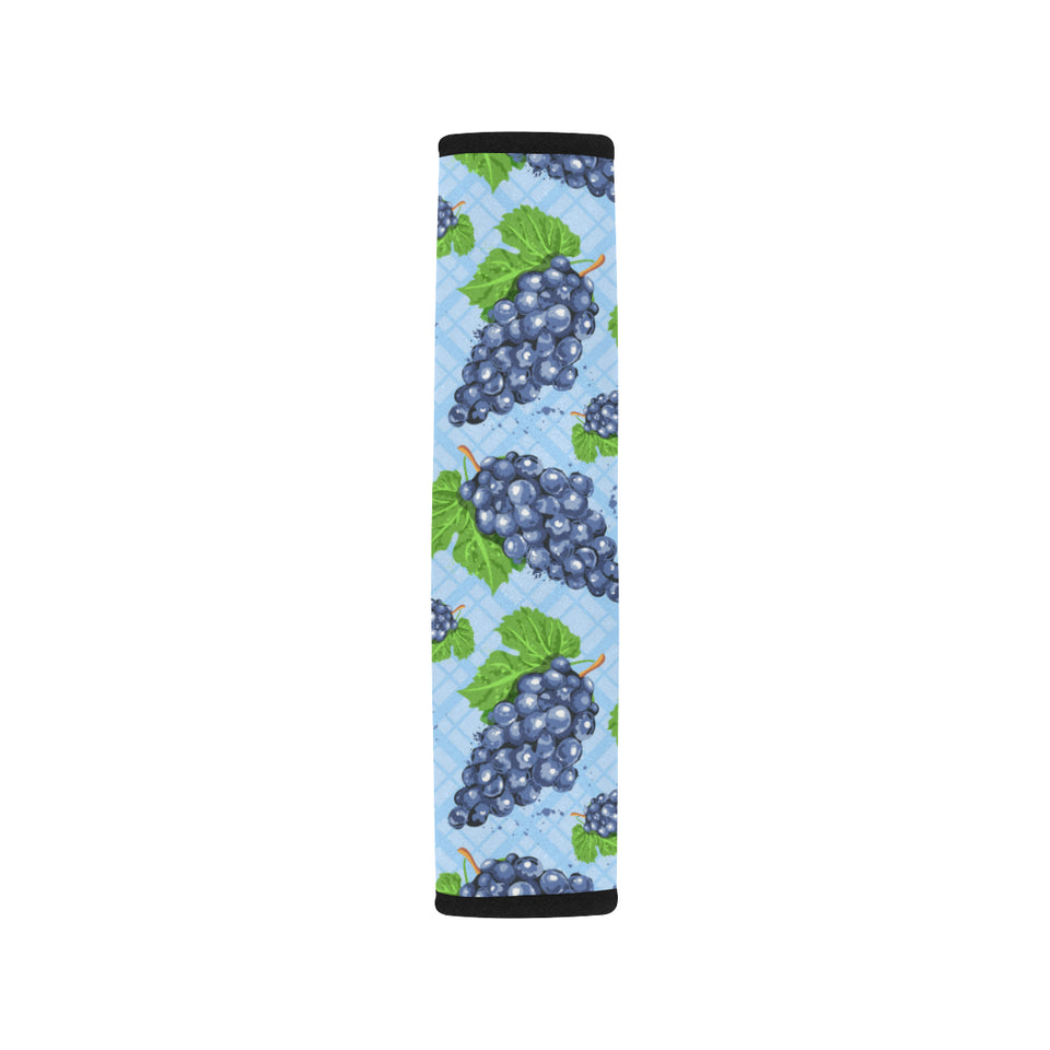 Watercolor grape pattern Car Seat Belt Cover