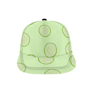 Cucumber pattern All Over Print Snapback Cap