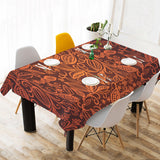 cacao beans tribal polynesian pattern Tablecloth