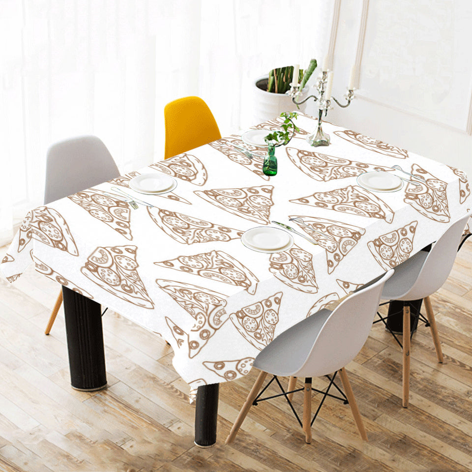 Hand drawn pizza pattern Tablecloth