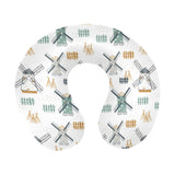 windmill pattern U-Shaped Travel Neck Pillow