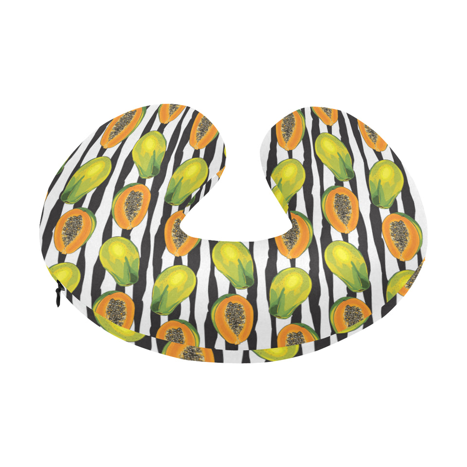 papaya design pattern U-Shaped Travel Neck Pillow