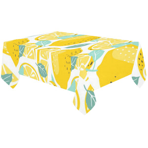 lemon design pattern Tablecloth
